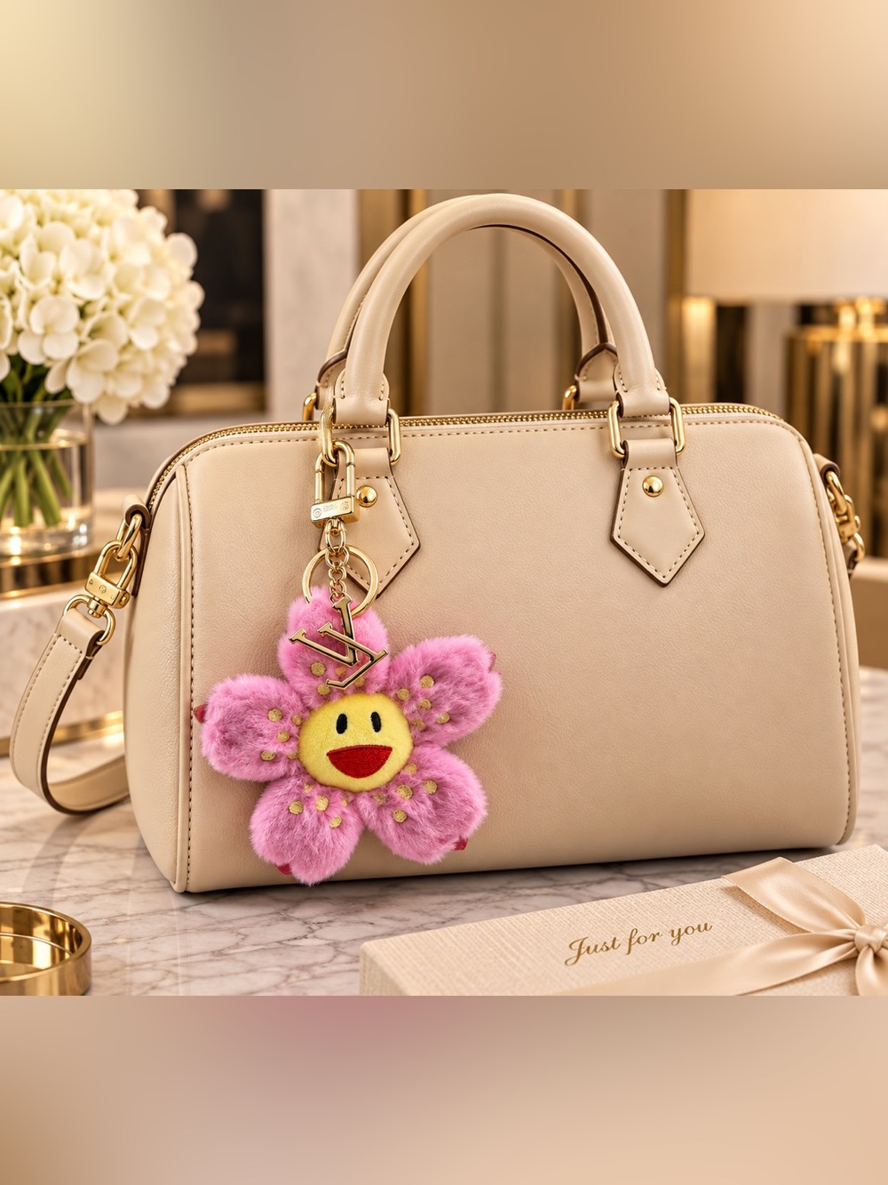 Keychain Sakura pinky Luxury